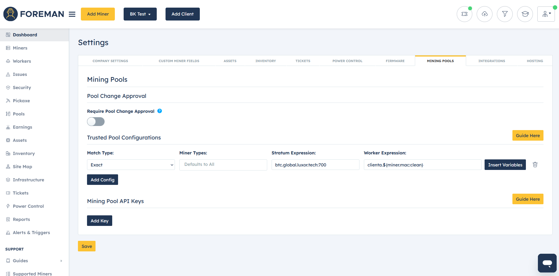 Quick Guide: Utilizing Trusted Pool Configurations – OBM | Foreman Help  Center